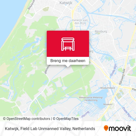 Katwijk, Field Lab Unmanned Valley kaart