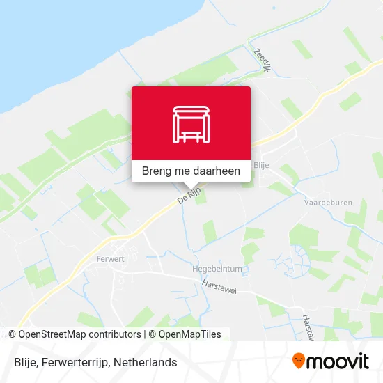 Blije, Ferwerterrijp kaart