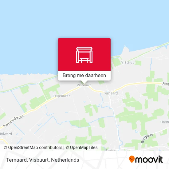 Ternaard, Visbuurt kaart