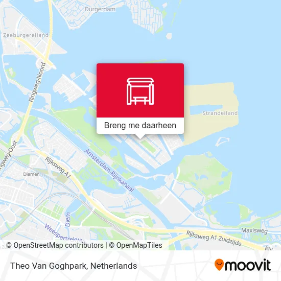 Theo Van Goghpark kaart