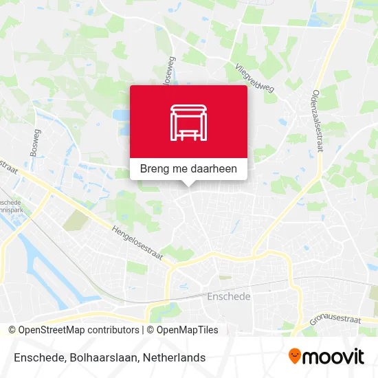 Enschede, Bolhaarslaan kaart