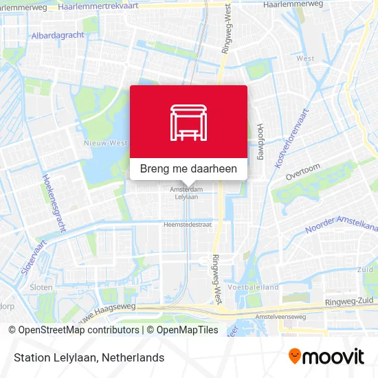 Station Lelylaan kaart