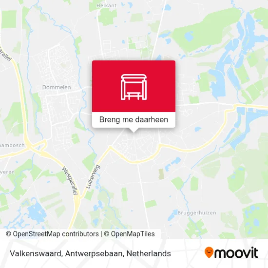 Valkenswaard, Antwerpsebaan kaart