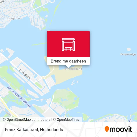 Franz Kafkastraat kaart