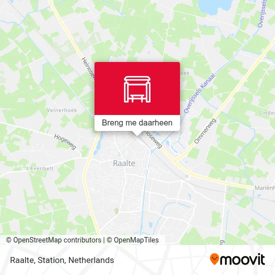 Raalte, Station kaart