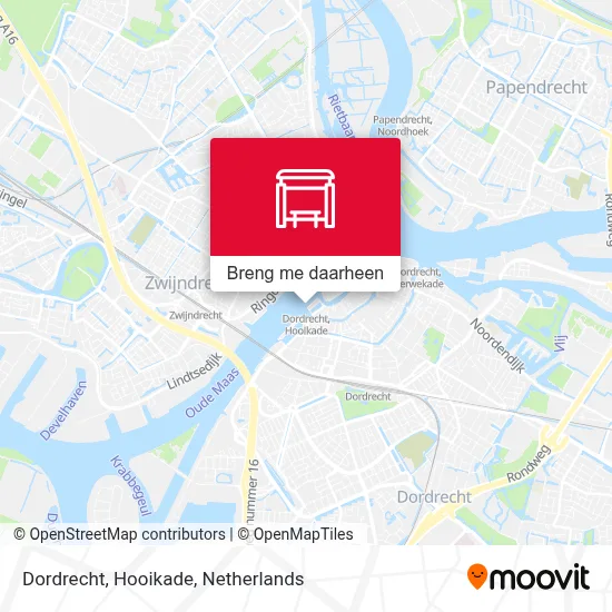 Dordrecht, Hooikade kaart