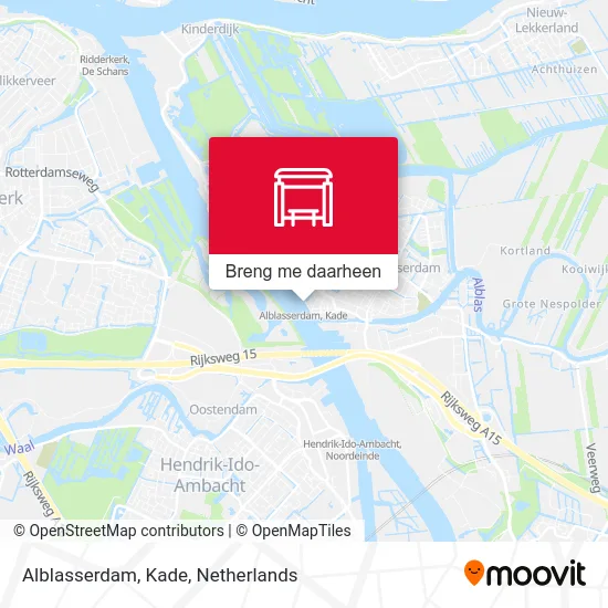 Alblasserdam, Kade kaart