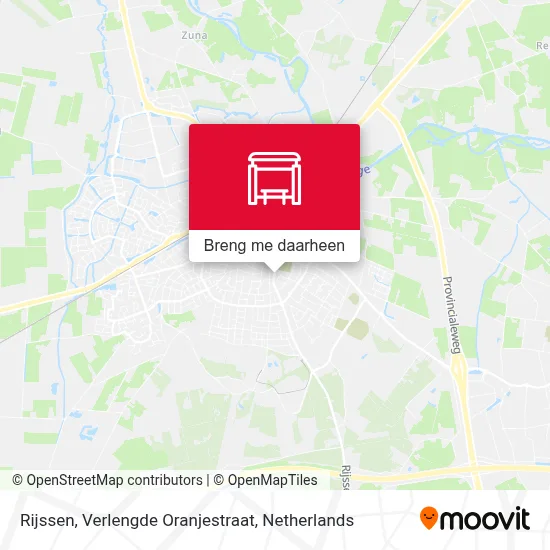 Rijssen, Verlengde Oranjestraat kaart
