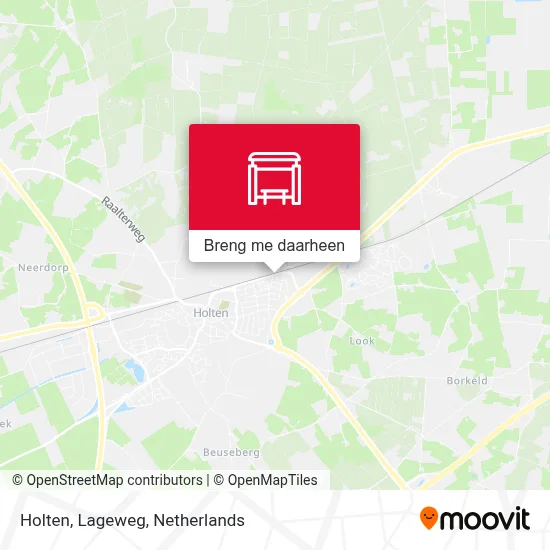 Holten, Lageweg kaart
