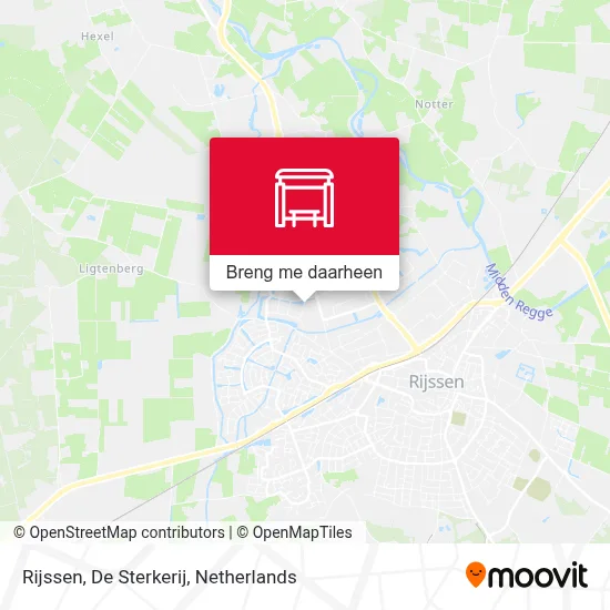 Rijssen, De Sterkerij kaart