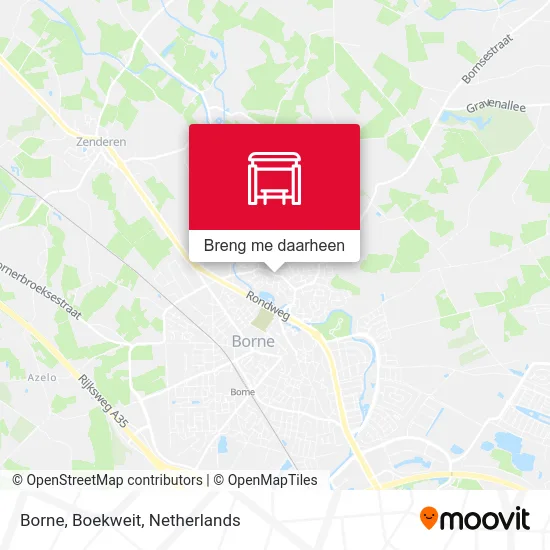 Borne, Boekweit kaart