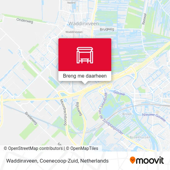 Waddinxveen, Coenecoop-Zuid kaart