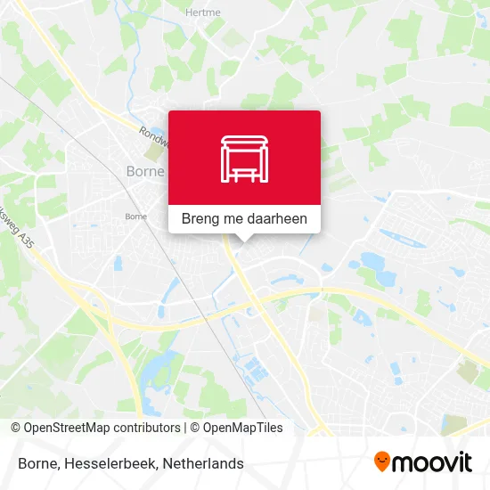 Borne, Hesselerbeek kaart
