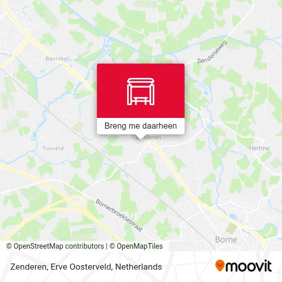 Zenderen, Erve Oosterveld kaart