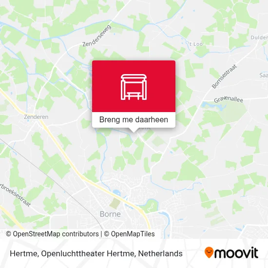 Hertme, Openluchttheater Hertme kaart
