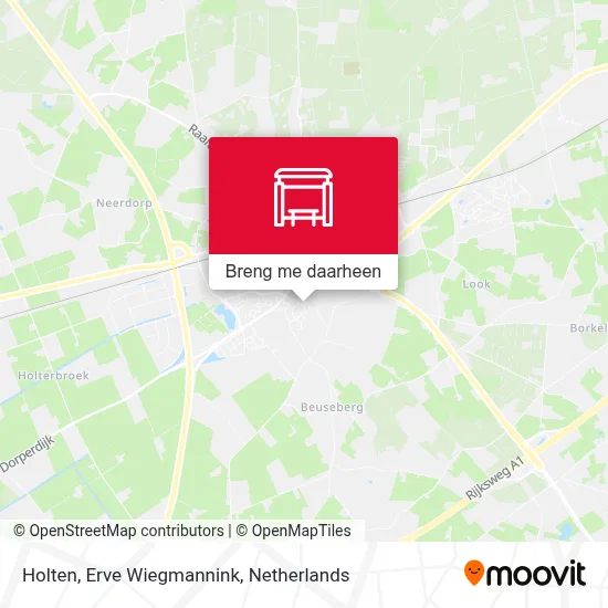 Holten, Erve Wiegmannink kaart