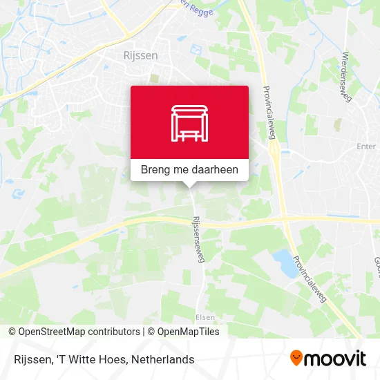 Rijssen, 'T Witte Hoes kaart