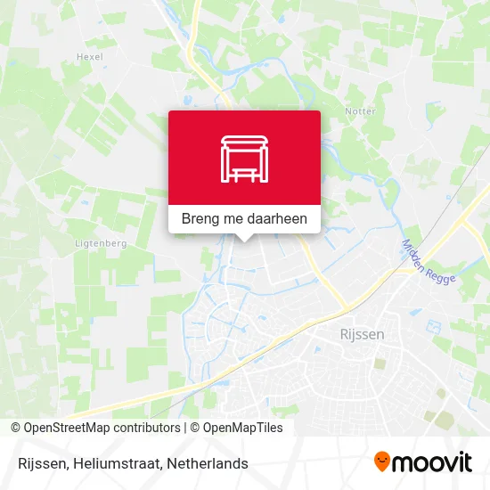 Rijssen, Heliumstraat kaart