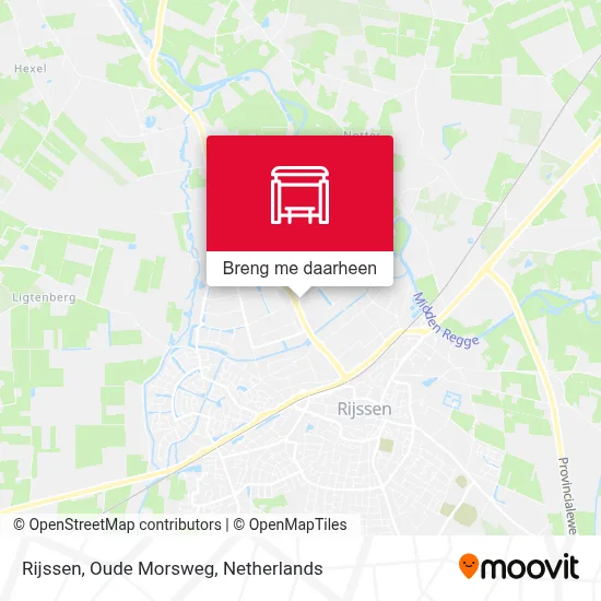 Rijssen, Oude Morsweg kaart