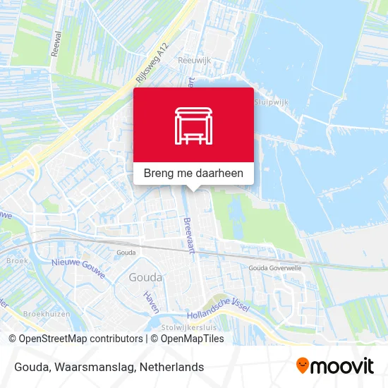 Gouda, Waarsmanslag kaart