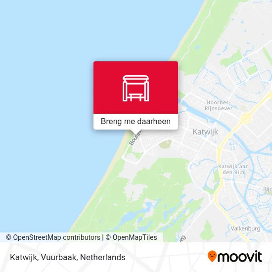 Katwijk, Vuurbaak kaart