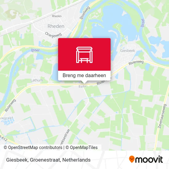 Giesbeek, Groenestraat kaart