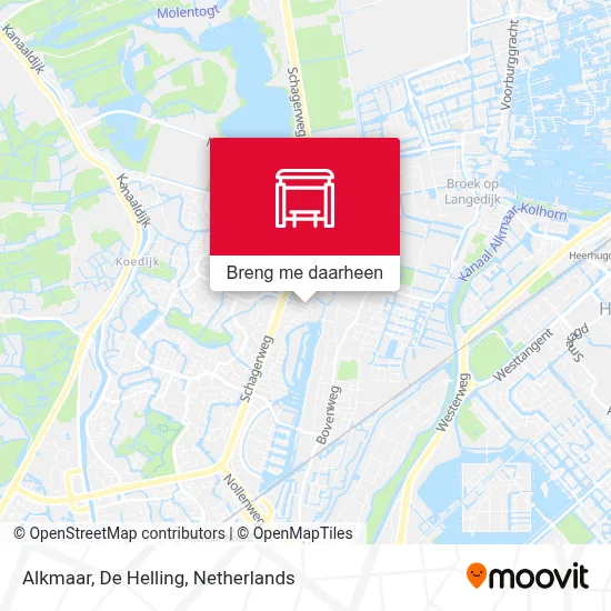Alkmaar, De Helling kaart