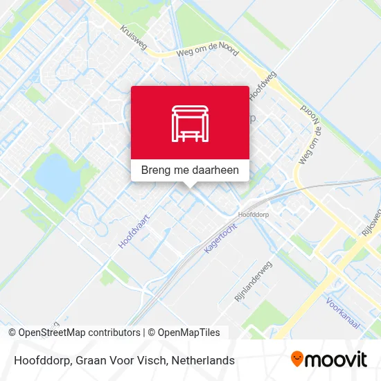 Hoofddorp, Graan Voor Visch kaart