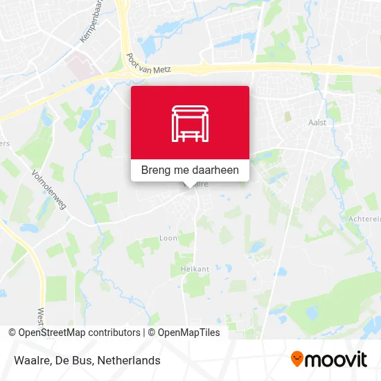 Waalre, De Bus kaart