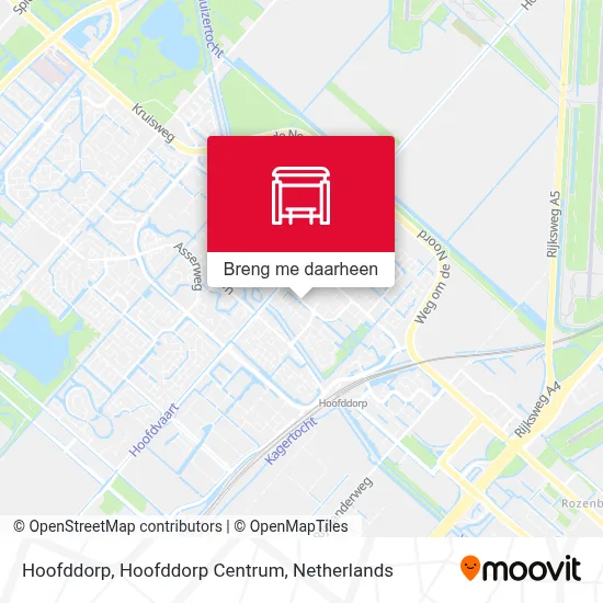 Hoofddorp, Hoofddorp Centrum kaart