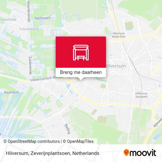 Hilversum, Zeverijnplantsoen kaart