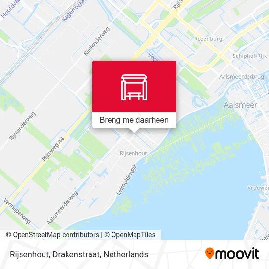 Rijsenhout, Drakenstraat kaart