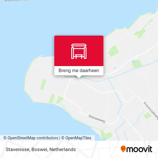Stavenisse, Boswei kaart
