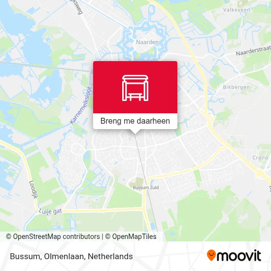 Bussum, Olmenlaan kaart