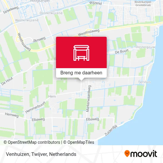 Venhuizen, Twijver kaart