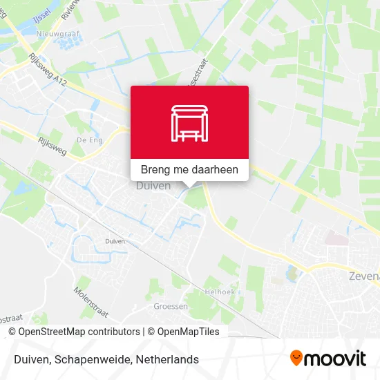 Duiven, Schapenweide kaart