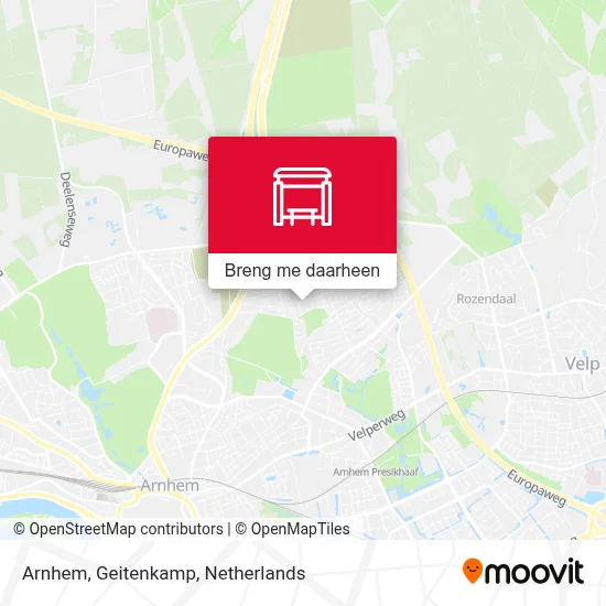 Arnhem, Geitenkamp kaart