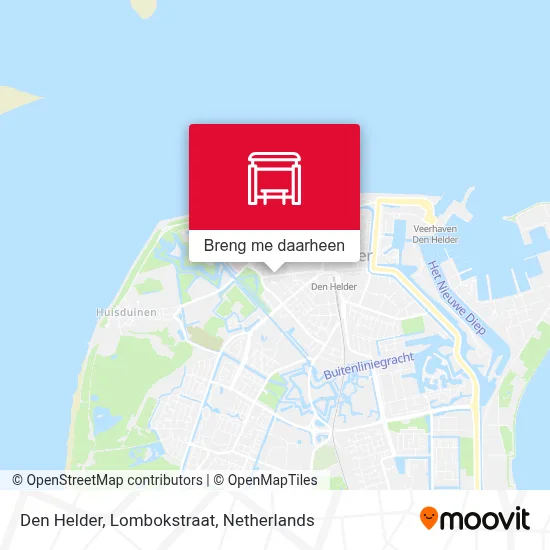 Den Helder, Lombokstraat kaart