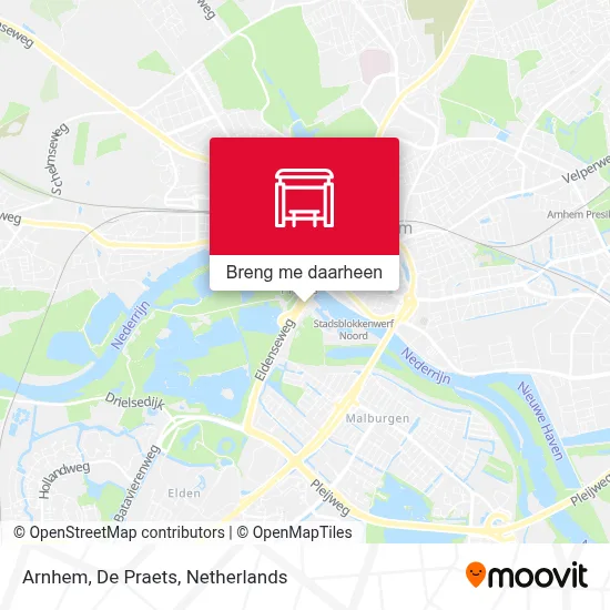 Arnhem, De Praets kaart