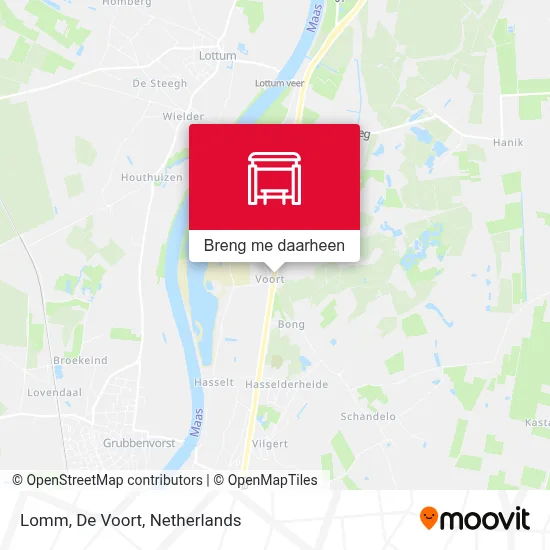 Lomm, De Voort kaart