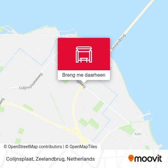 Colijnsplaat, Zeelandbrug kaart