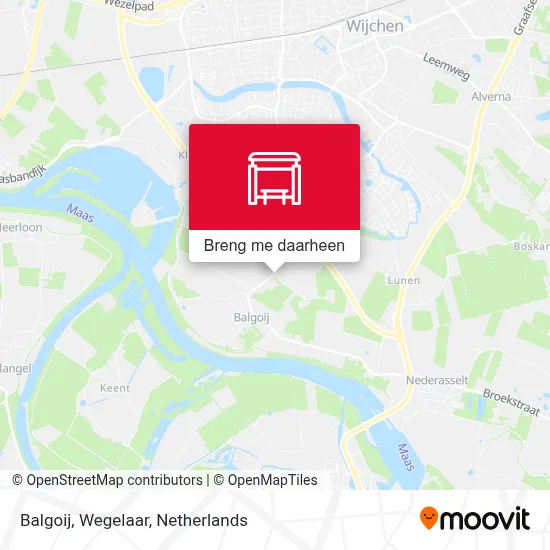 Balgoij, Wegelaar kaart