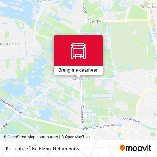 Kortenhoef, Kerklaan kaart
