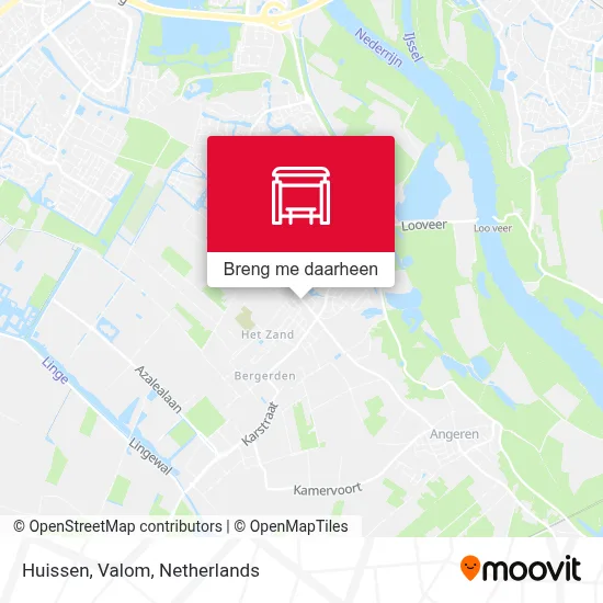 Huissen, Valom kaart