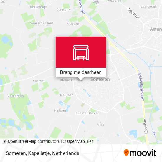 Someren, Kapelletje kaart