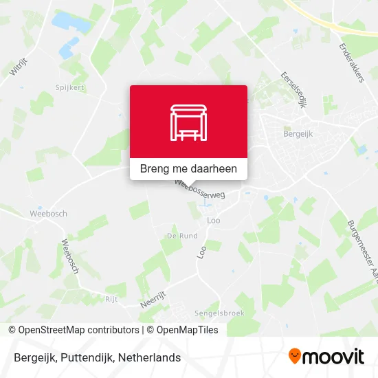 Bergeijk, Puttendijk kaart