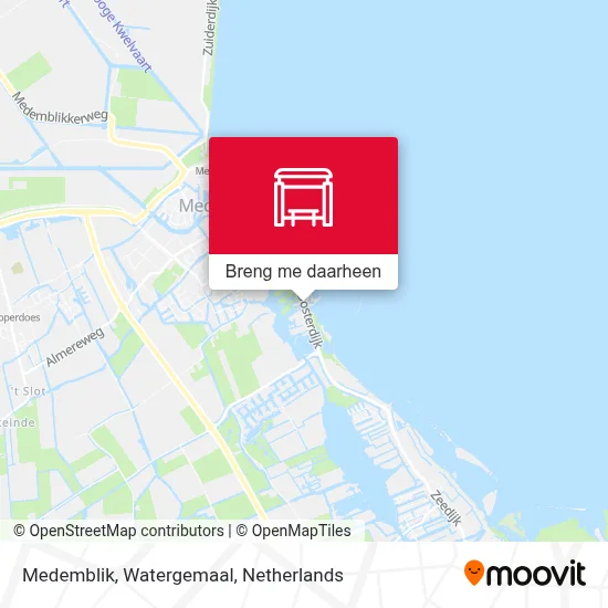 Medemblik, Watergemaal kaart