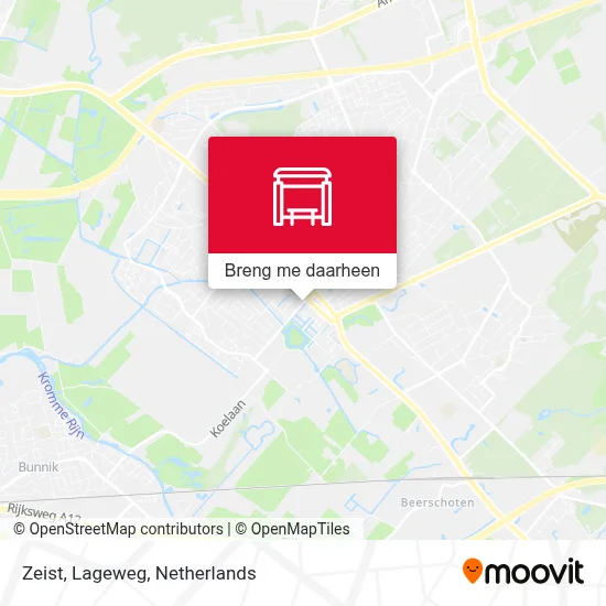 Zeist, Lageweg kaart