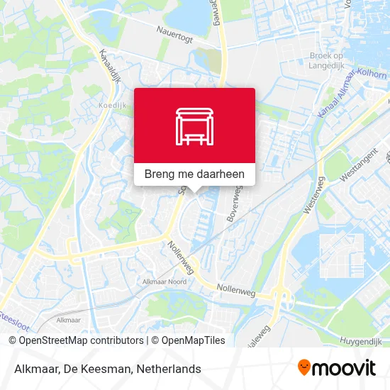 Alkmaar, De Keesman kaart