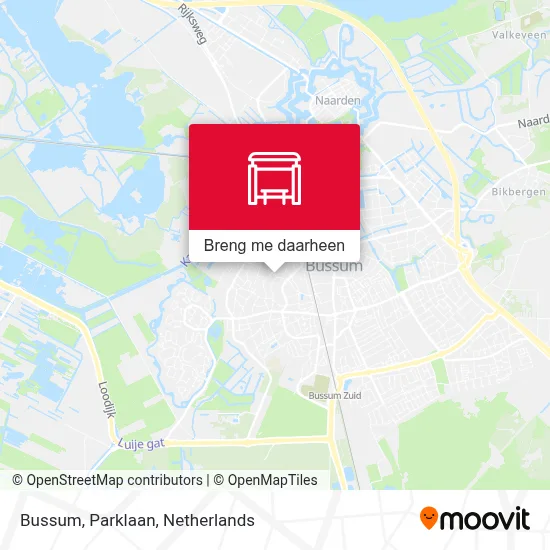 Bussum, Parklaan kaart